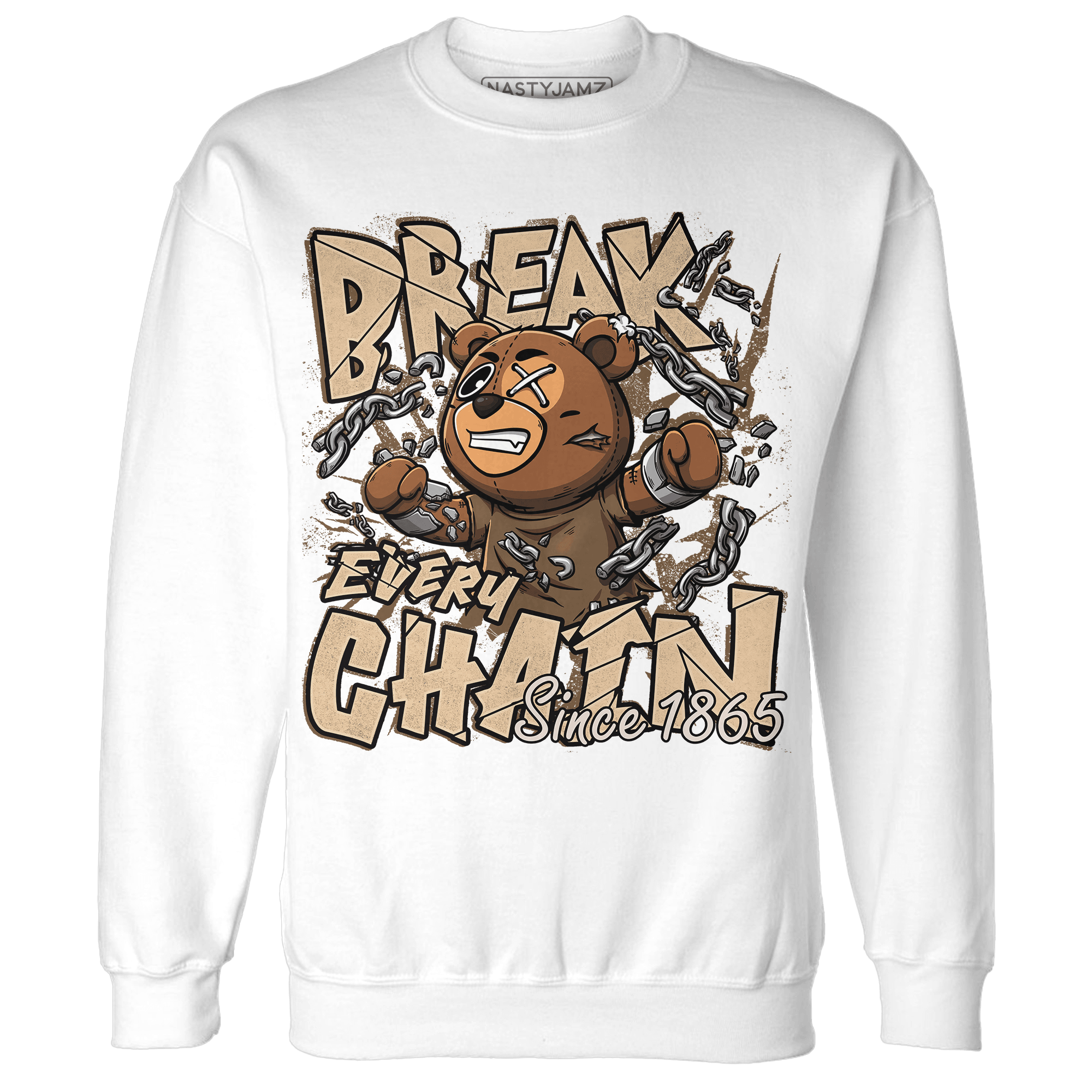 Palomino 3s Sweatshirt Match BER Break Chain - NastyJamz