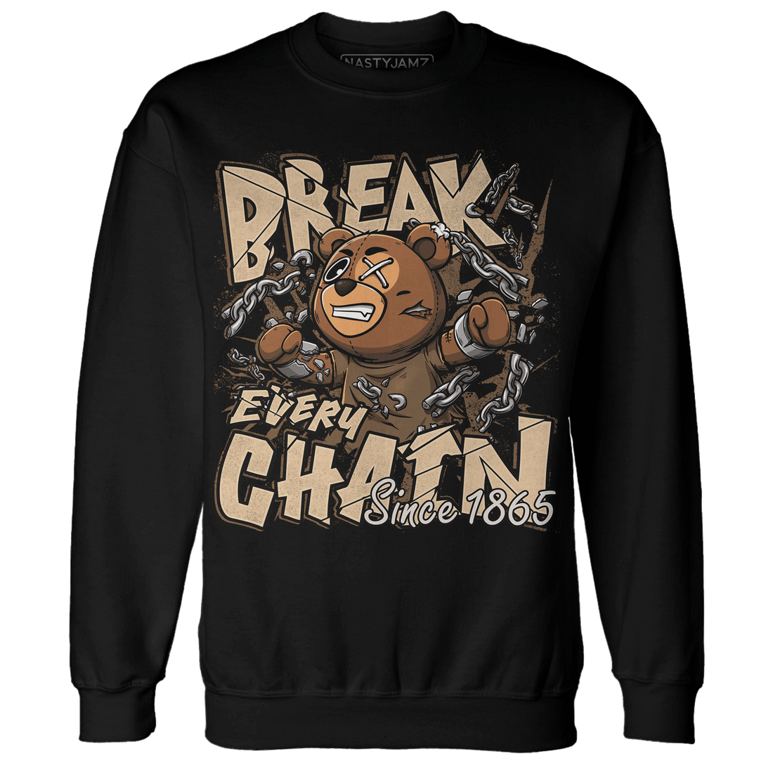 Palomino 3s Sweatshirt Match BER Break Chain - NastyJamz