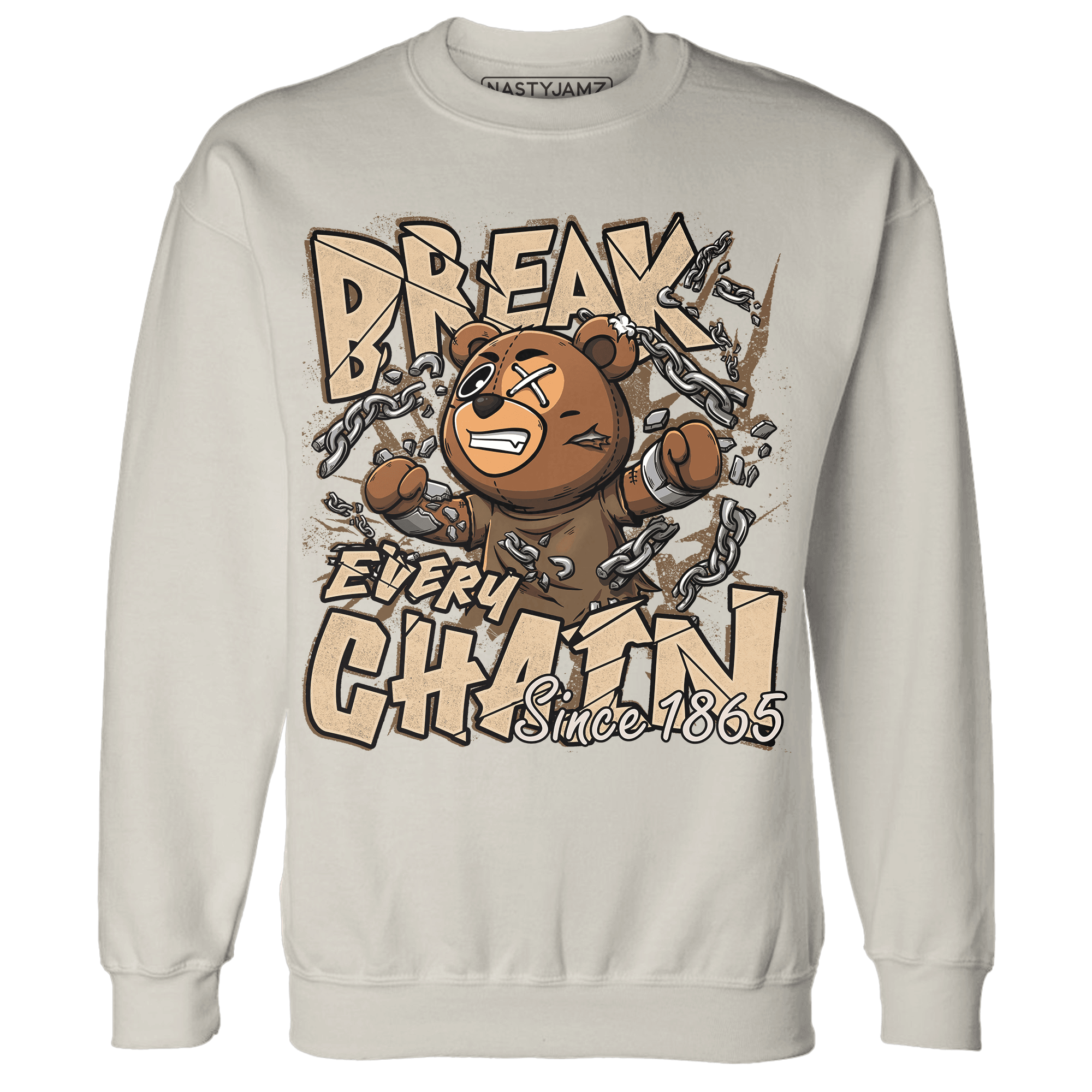 Palomino 3s Sweatshirt Match BER Break Chain - NastyJamz