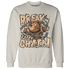 Palomino 3s Sweatshirt Match BER Break Chain - NastyJamz