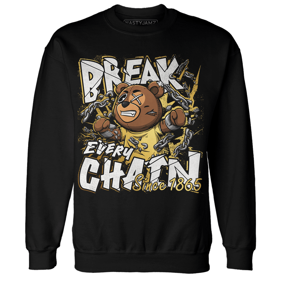 Sail 4s Sweatshirt Match BER Break Chain - NastyJamz