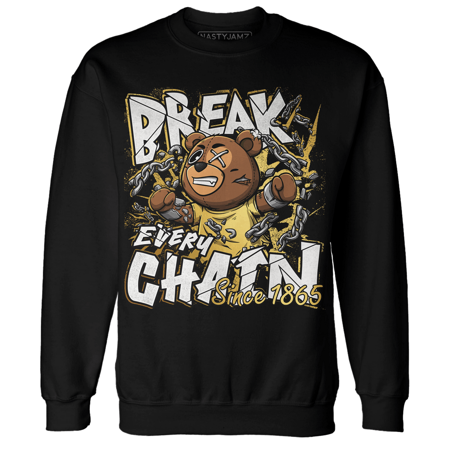 Sail 4s Sweatshirt Match BER Break Chain - NastyJamz