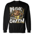Sail 4s Sweatshirt Match BER Break Chain - NastyJamz