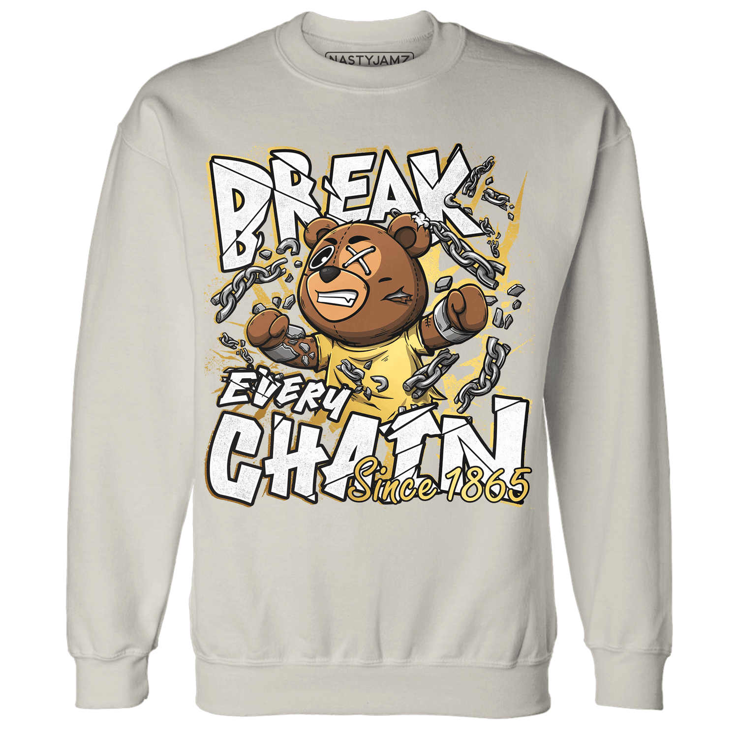 Sail 4s Sweatshirt Match BER Break Chain - NastyJamz