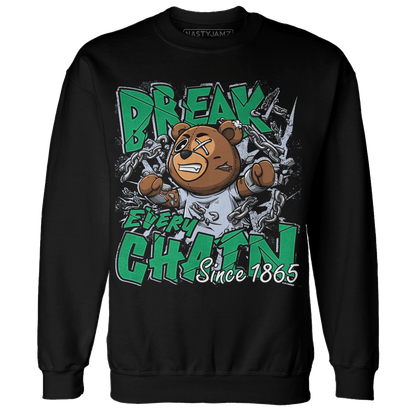 Lucky Green 5s Sweatshirt Match BER Break Chain - NastyJamz