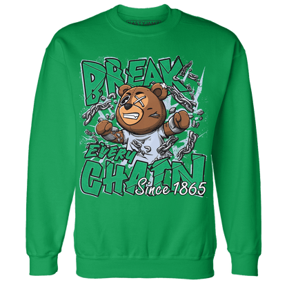 Lucky Green 5s Sweatshirt Match BER Break Chain - NastyJamz