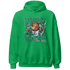 Lucky Green 5s Hoodie Match BER Break Chain - NastyJamz