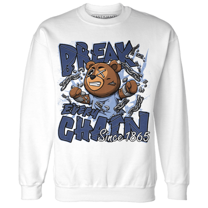 Midnight Navy 5s Sweatshirt Match BER Break Chain - NastyJamz
