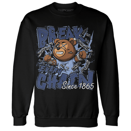 Midnight Navy 5s Sweatshirt Match BER Break Chain - NastyJamz