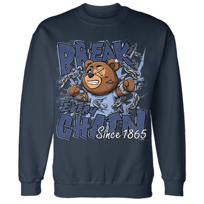 Midnight Navy 5s Sweatshirt Match BER Break Chain - NastyJamz