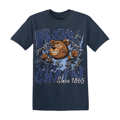 Midnight Navy 5s T Shirt BER Break Chain - NastyJamz