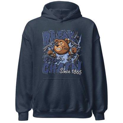 Midnight Navy 5s Hoodie Match BER Break Chain - NastyJamz