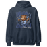 Midnight Navy 5s Hoodie Match BER Break Chain - NastyJamz