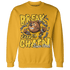 Yellow Ochre 6s Sweatshirt Match BER Break Chain - NastyJamz