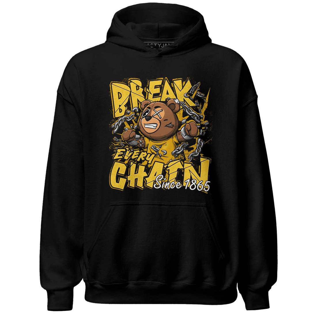 Yellow Ochre 6s Hoodie Match BER Break Chain - NastyJamz