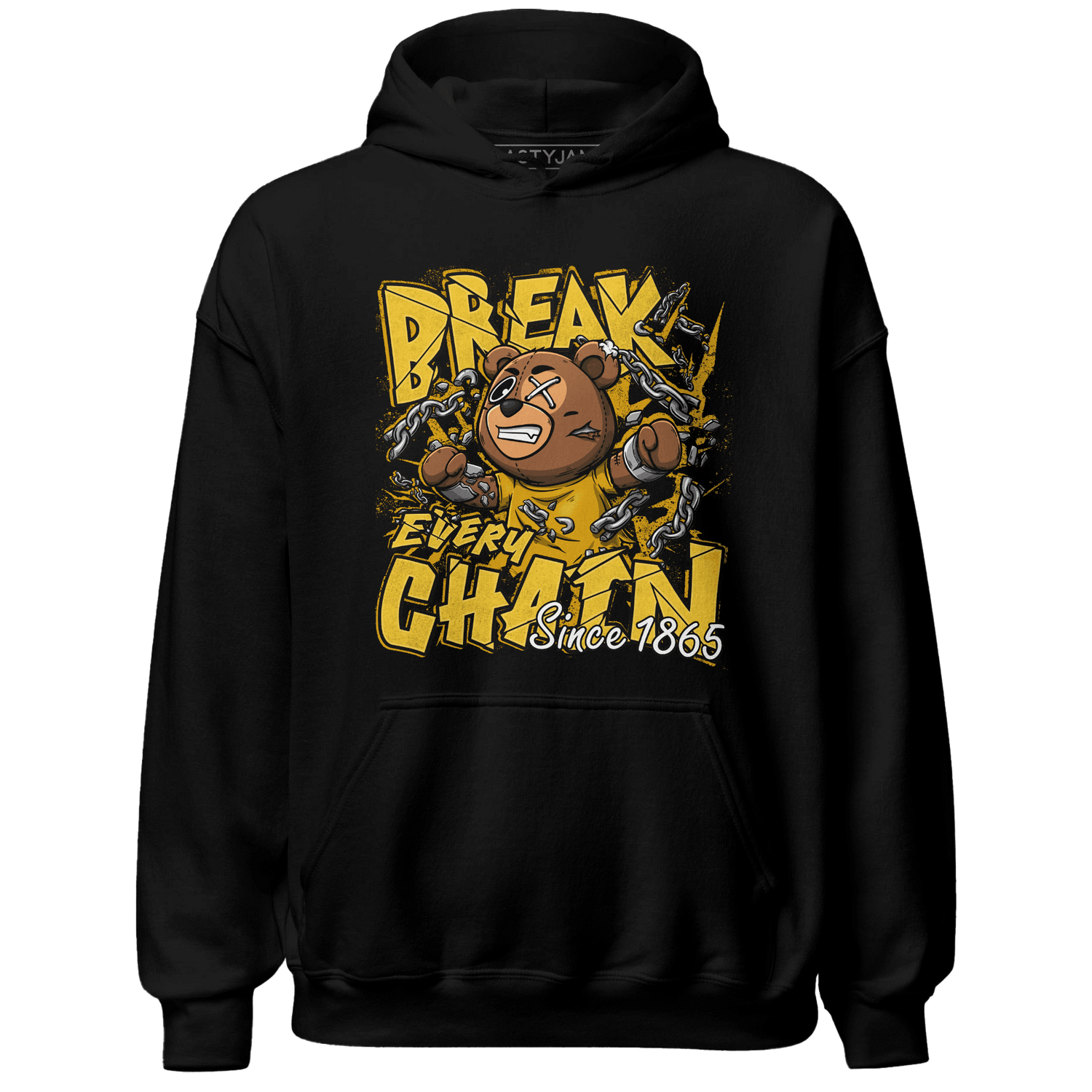 Yellow Ochre 6s Hoodie Match BER Break Chain - NastyJamz