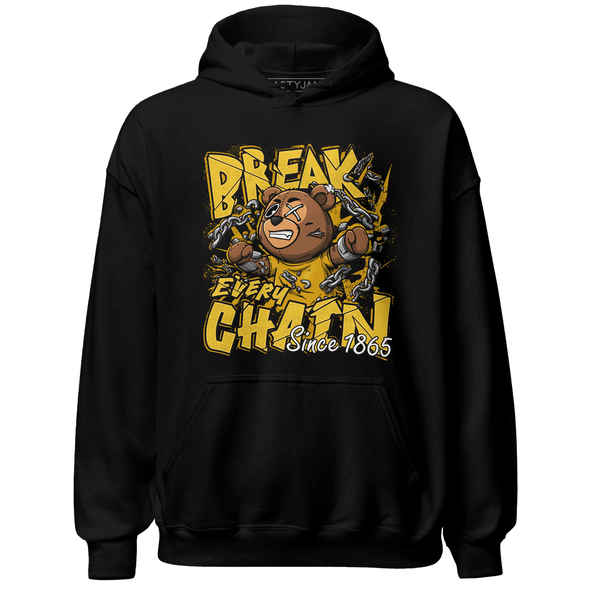 Yellow Ochre 6s Hoodie Match BER Break Chain - NastyJamz