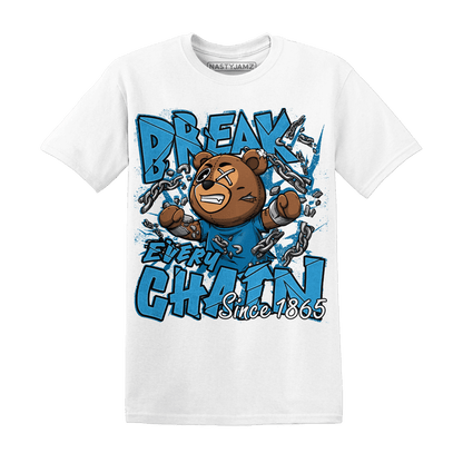 Powder Blue 9s T Shirt BER Break Chain - NastyJamz