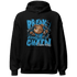 Powder Blue 9s Hoodie Match BER Break Chain - NastyJamz