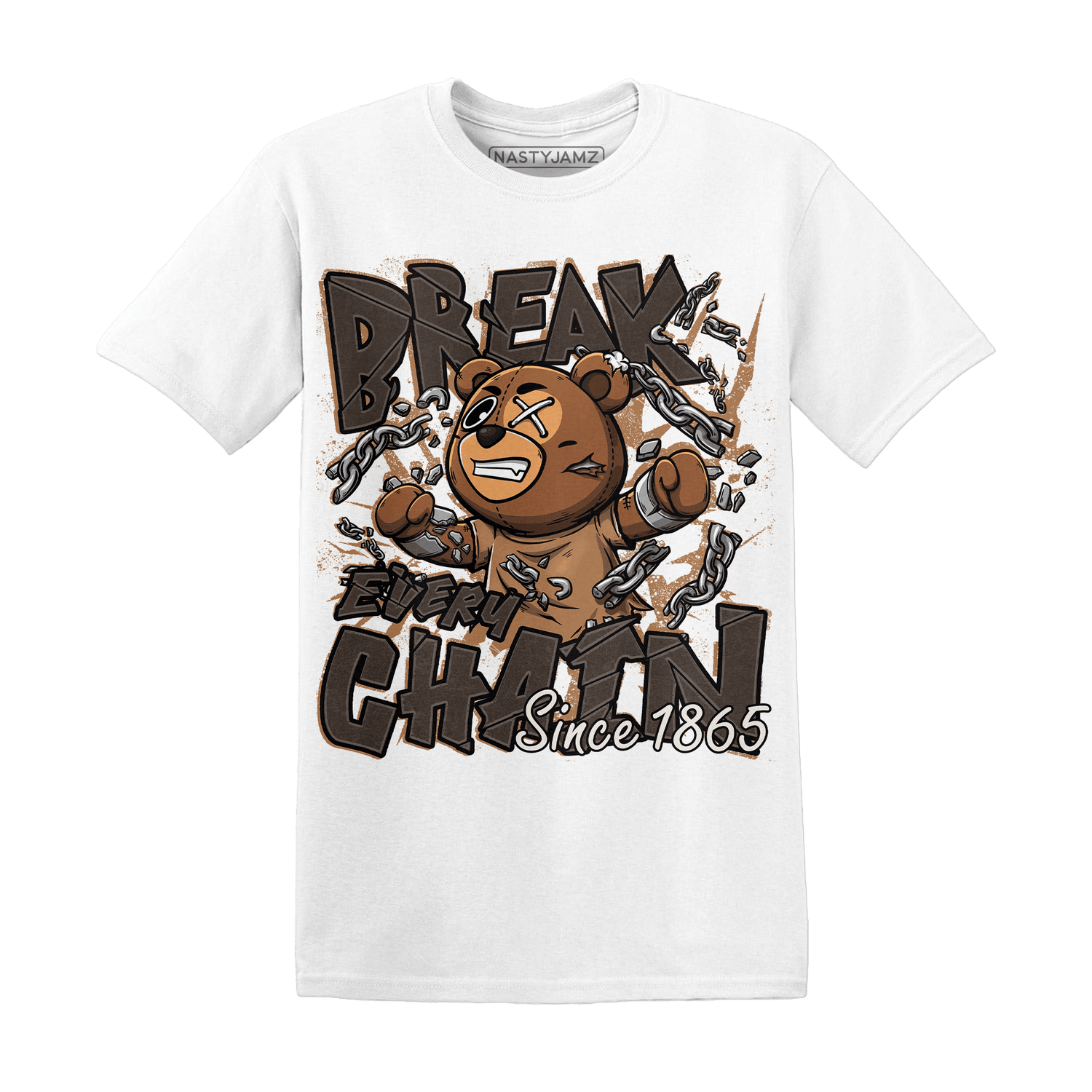 Jumpman Jack T Shirt BER Break Chain - NastyJamz