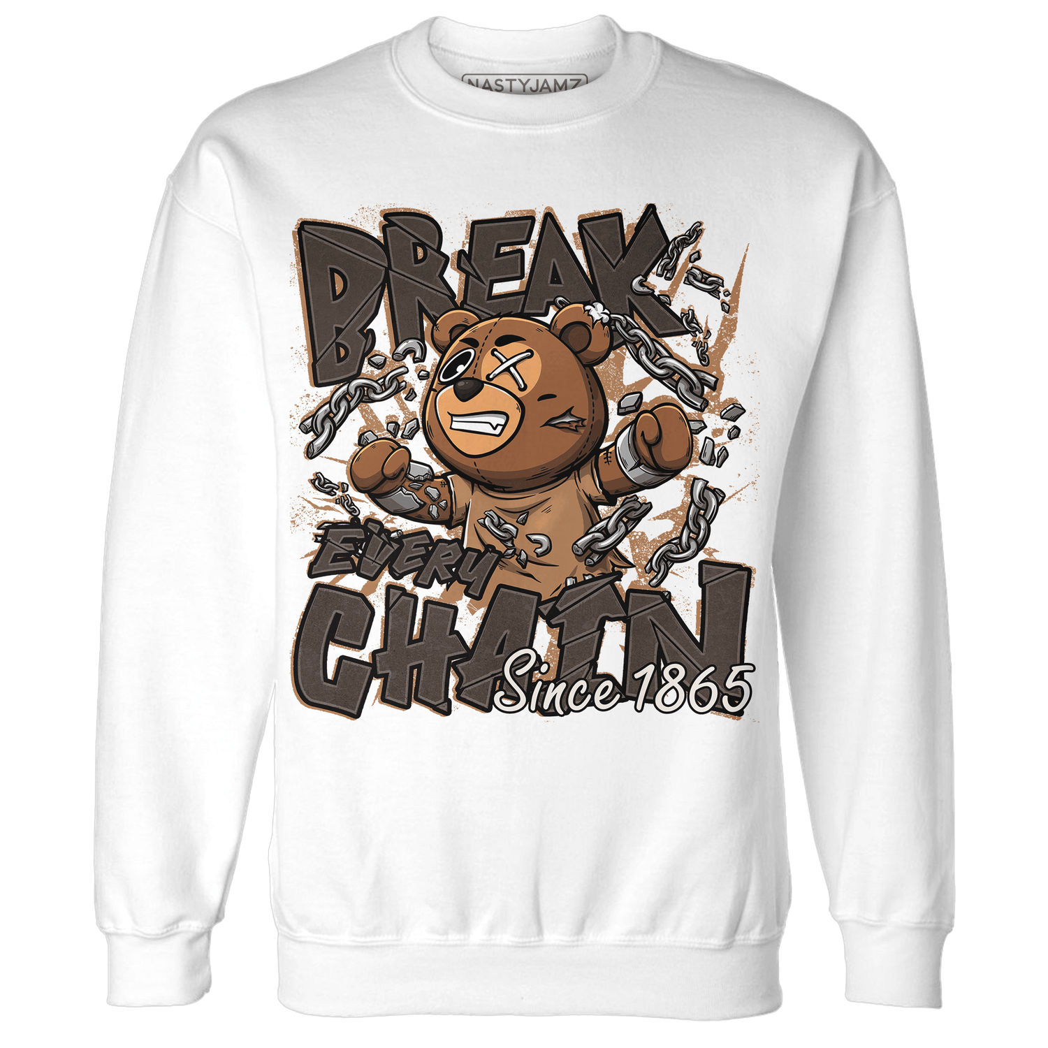 Jumpman Jack Sweatshirt Match BER Break Chain - NastyJamz