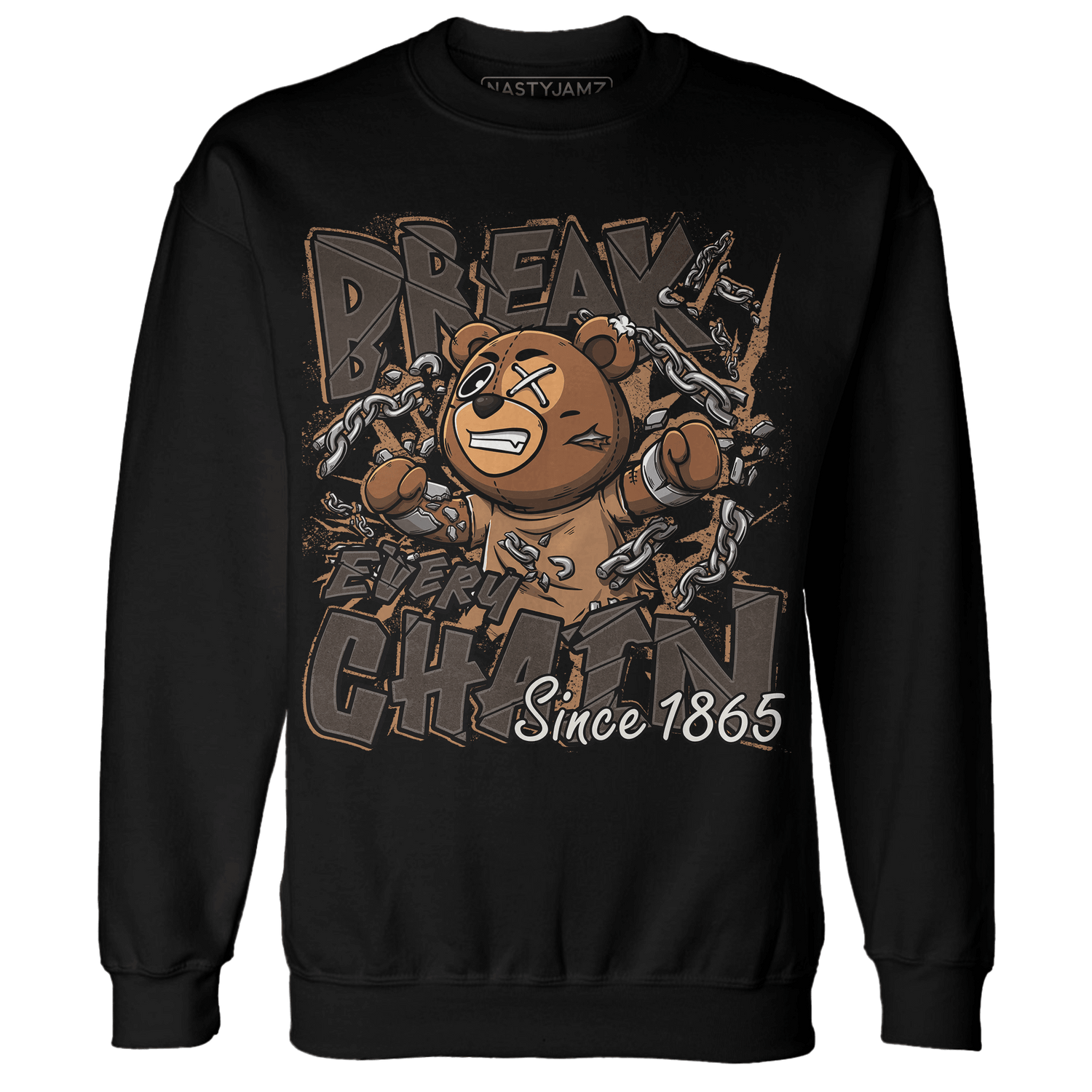 Jumpman Jack Sweatshirt Match BER Break Chain - NastyJamz