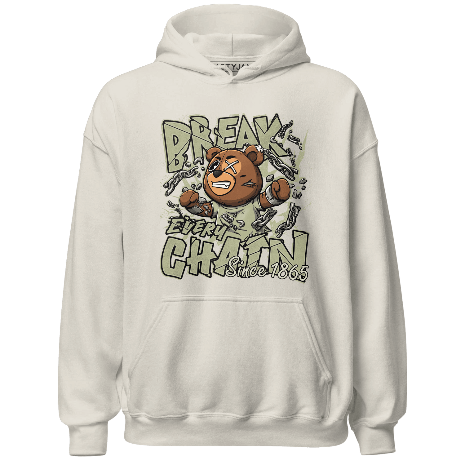 Yeezy Slide Resin Hoodie Match BER Break Chain - NastyJamz