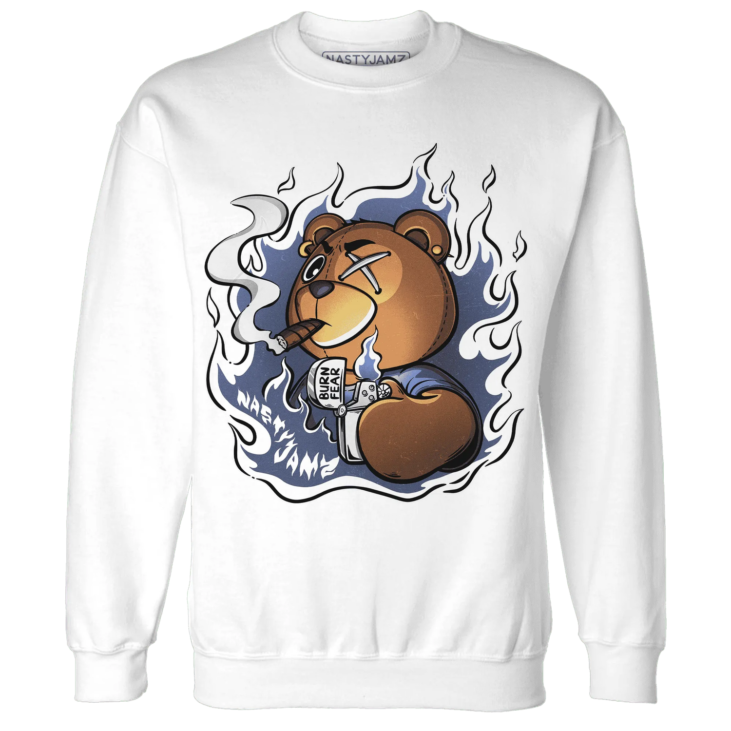 Low-Diffused-Blue-11s-Sweatshirt-Match-BER-Burn-Fear