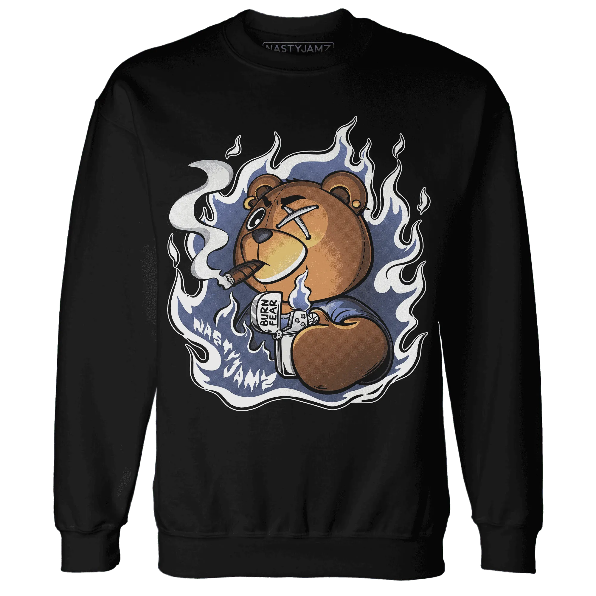 Low-Diffused-Blue-11s-Sweatshirt-Match-BER-Burn-Fear