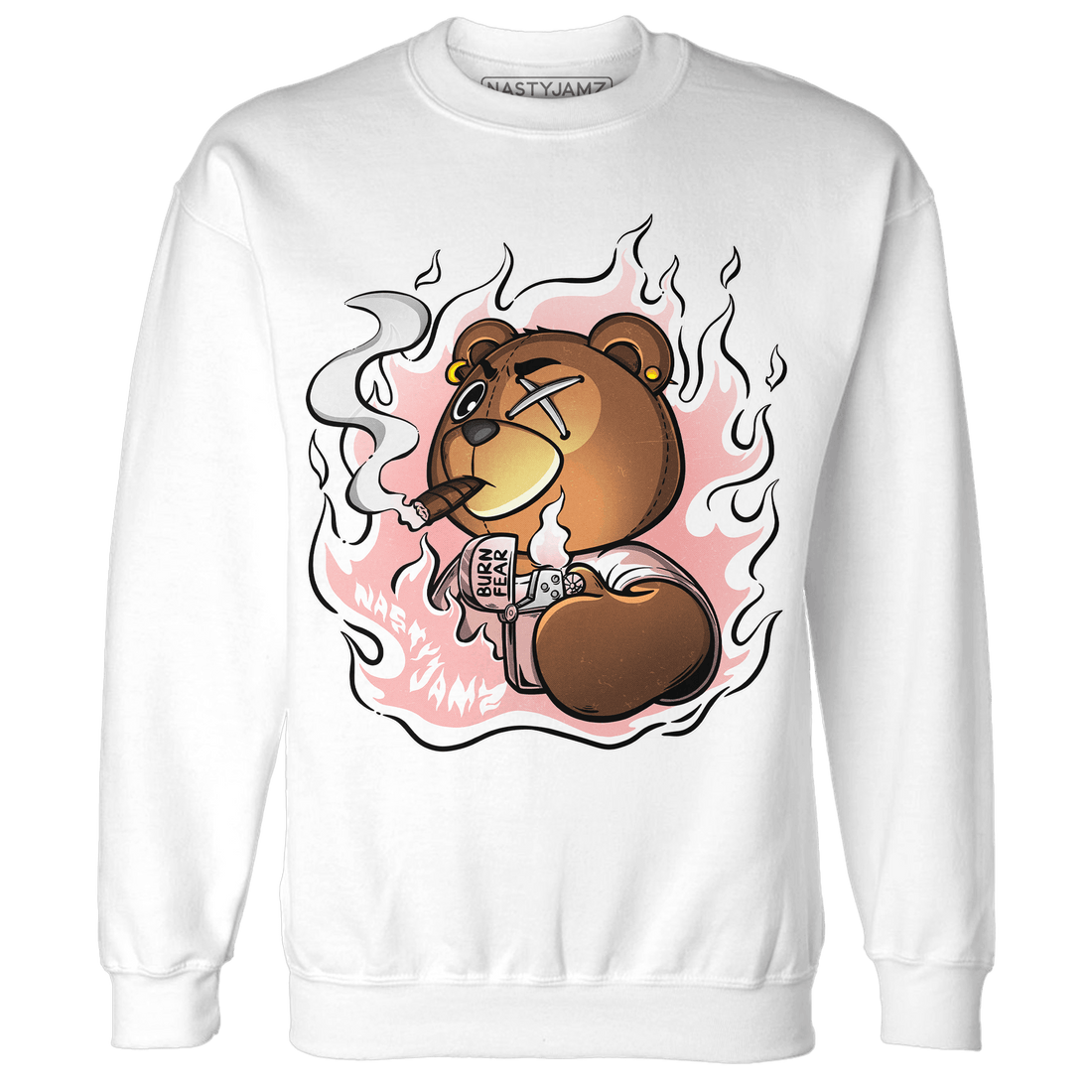 Low Legend Pink 11s Sweatshirt Match BER Burn Fear - NastyJamz