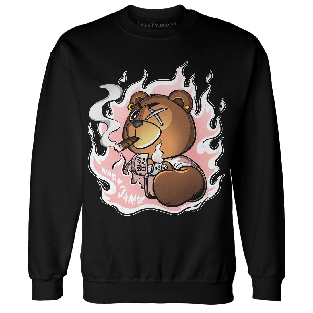 Low Legend Pink 11s Sweatshirt Match BER Burn Fear - NastyJamz
