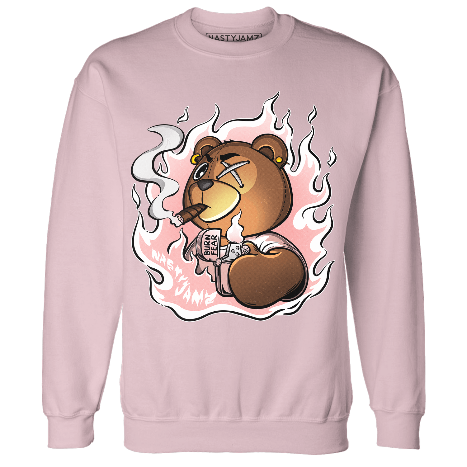 Low Legend Pink 11s Sweatshirt Match BER Burn Fear - NastyJamz