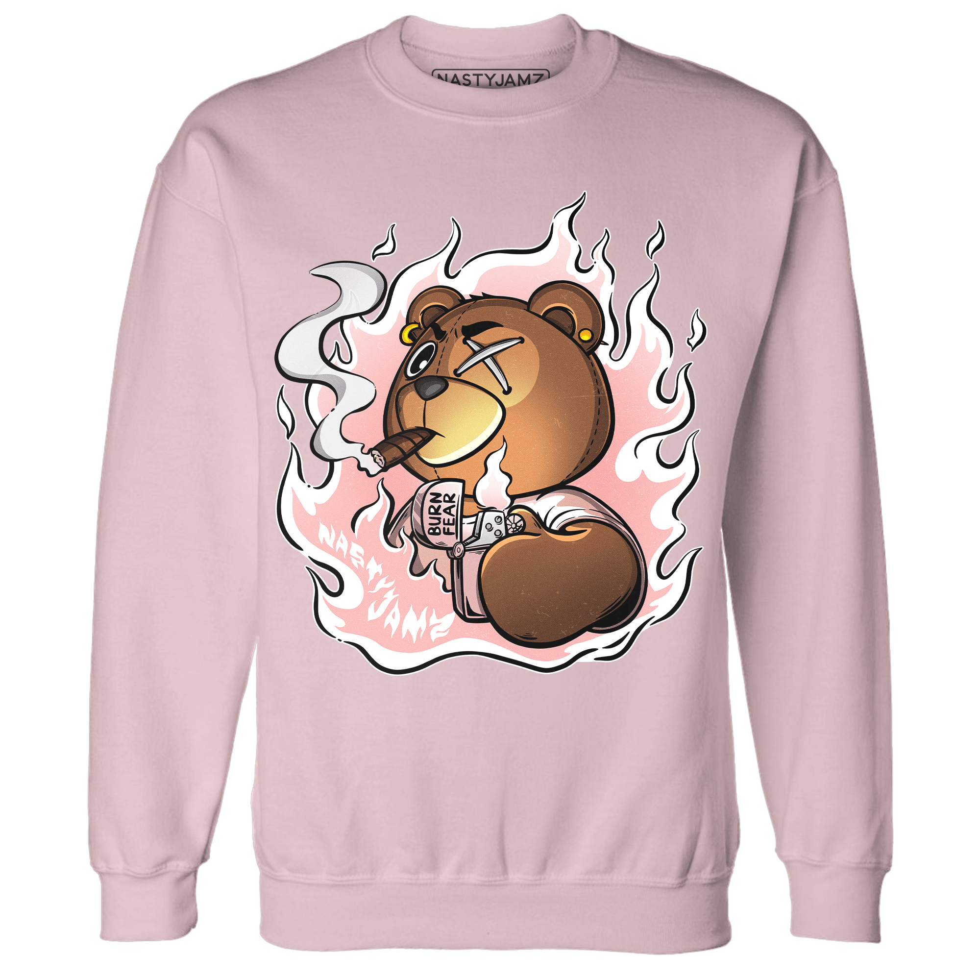 Low Legend Pink 11s Sweatshirt Match BER Burn Fear - NastyJamz