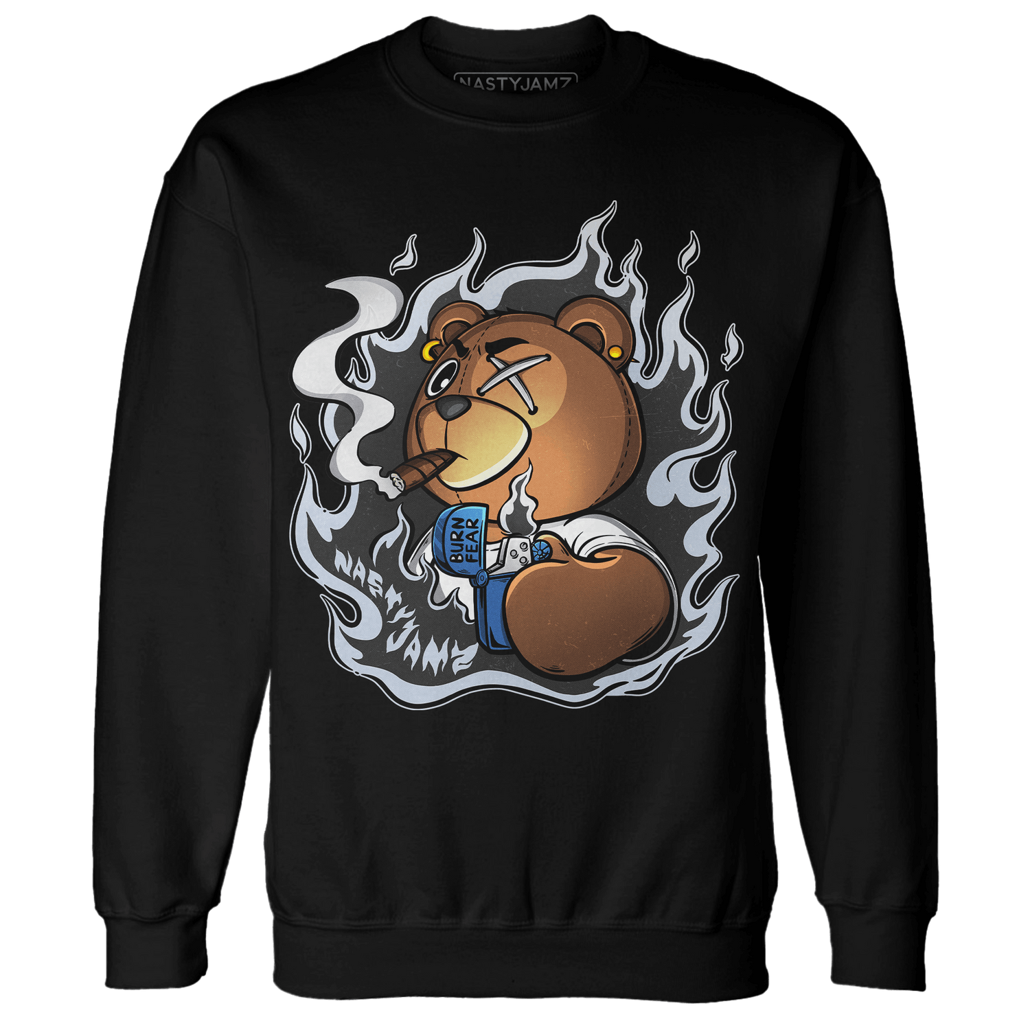 Low Space Jamz 11s Sweatshirt Match BER Burn Fear - NastyJamz