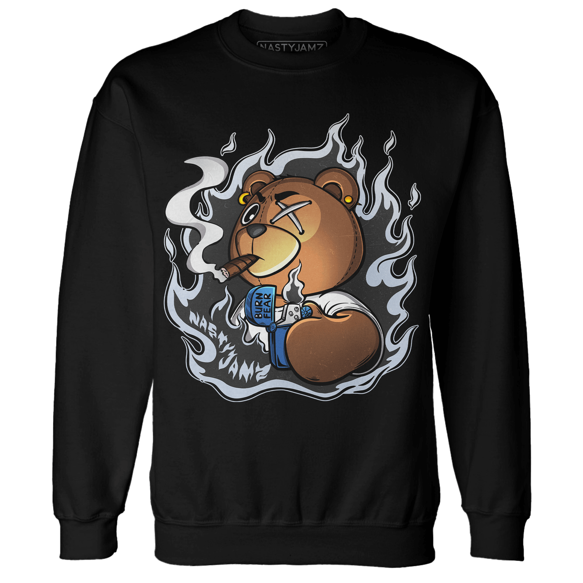 Low Space Jamz 11s Sweatshirt Match BER Burn Fear - NastyJamz