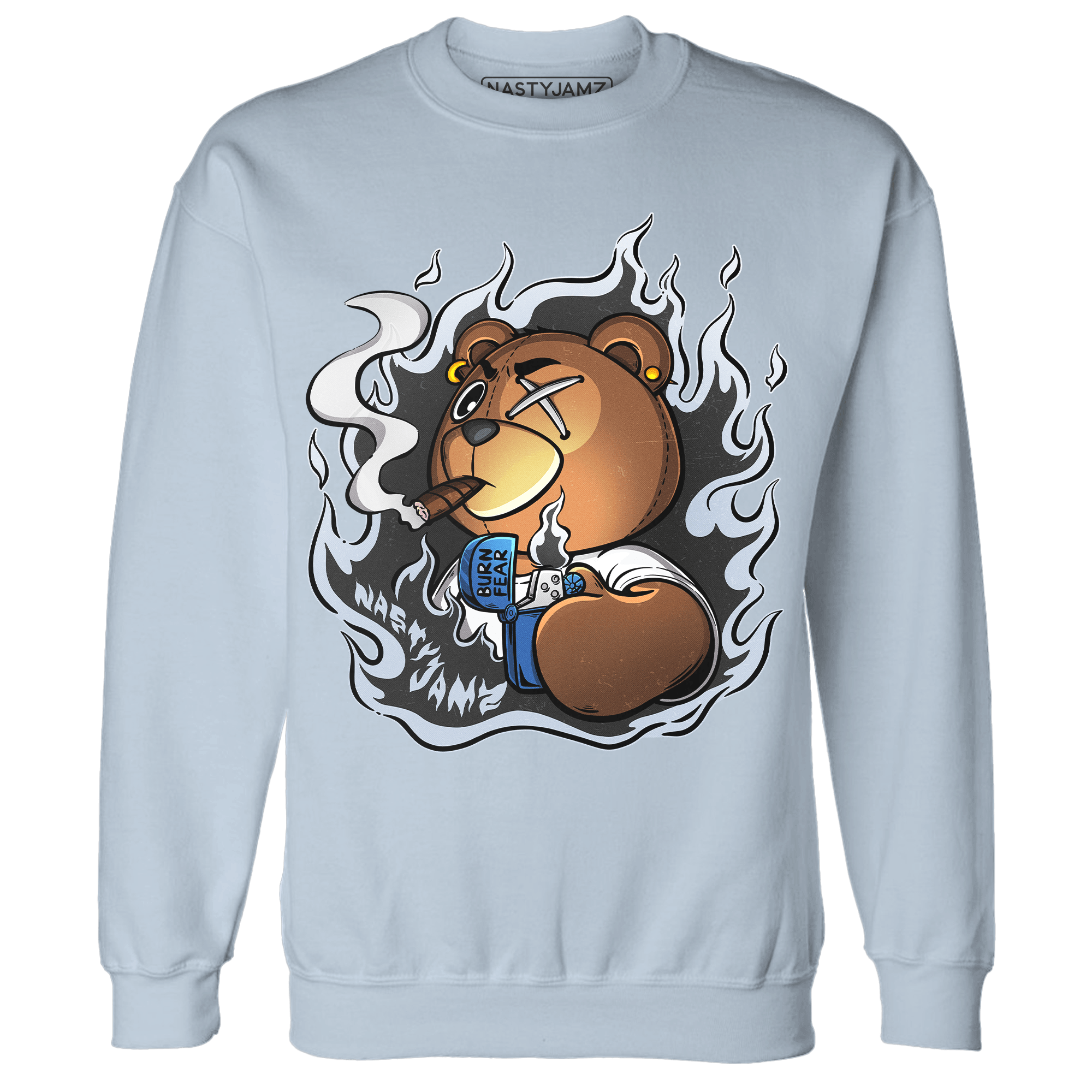 Low Space Jamz 11s Sweatshirt Match BER Burn Fear - NastyJamz