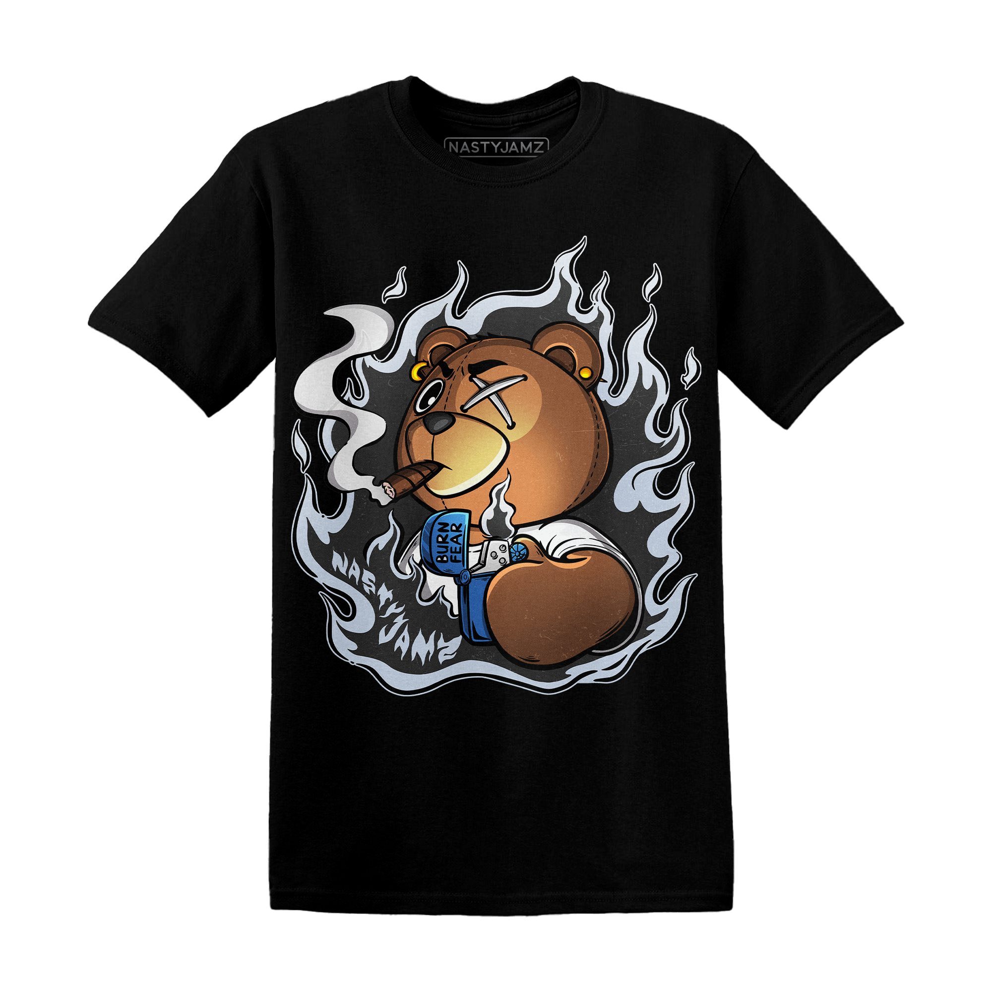 Low Space Jamz 11s T Shirt Match BER Burn Fear - NastyJamz