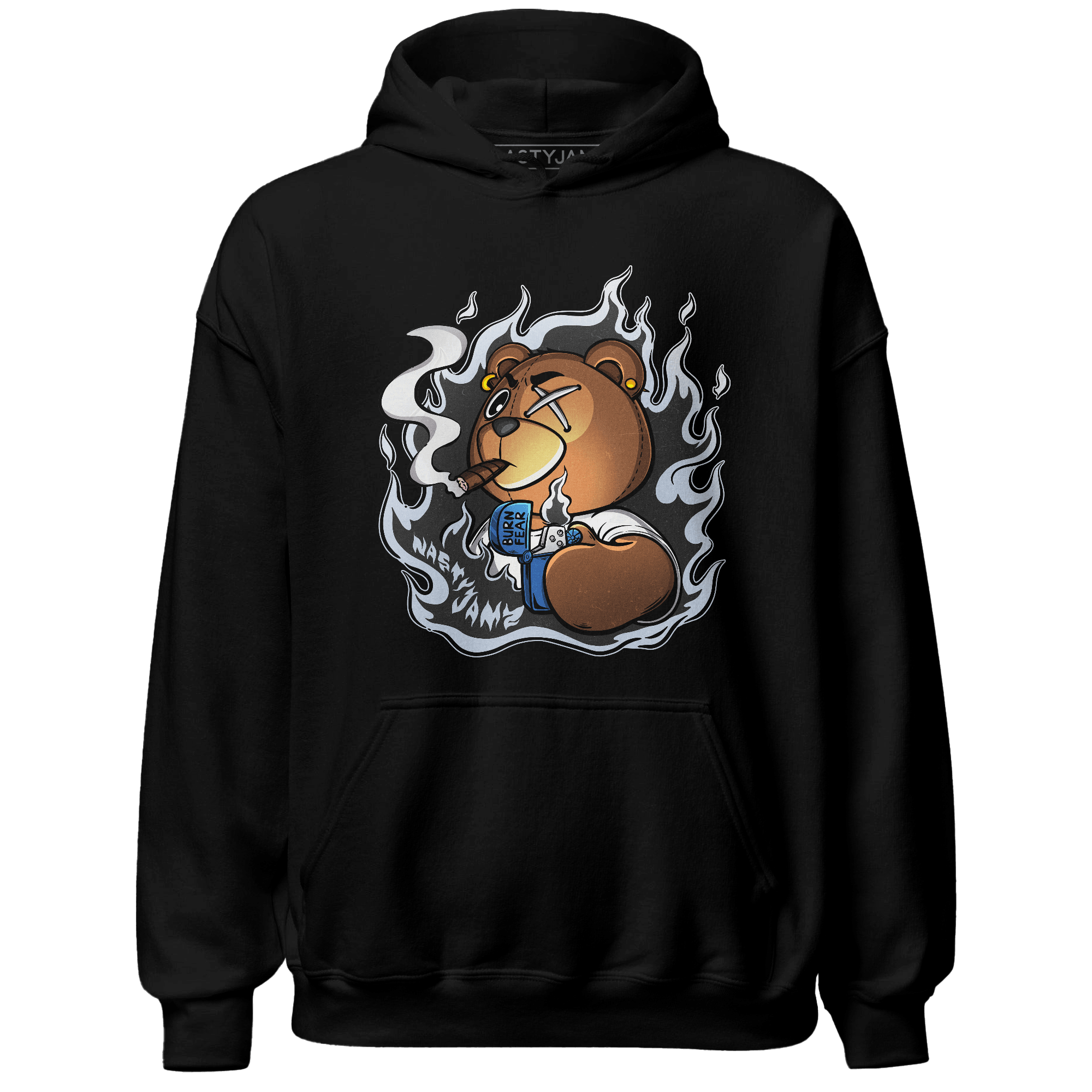 Low Space Jamz 11s Hoodie Match BER Burn Fear - NastyJamz