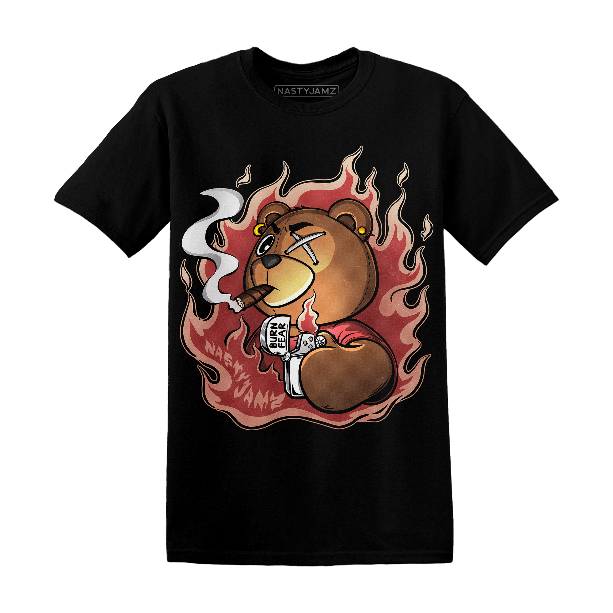 Dune Red 13s T Shirt Match BER Burn Fear - NastyJamz