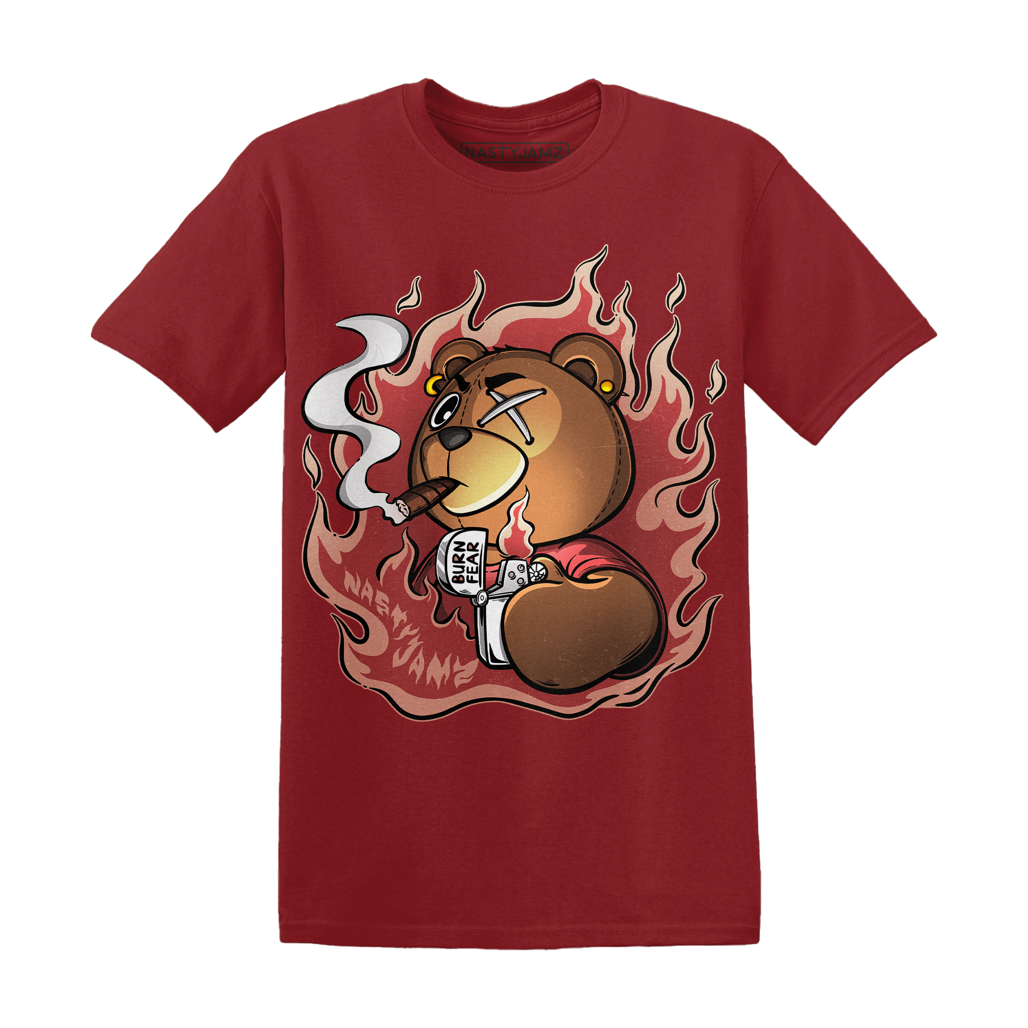 Dune Red 13s T Shirt Match BER Burn Fear - NastyJamz