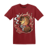 Dune Red 13s T Shirt Match BER Burn Fear - NastyJamz
