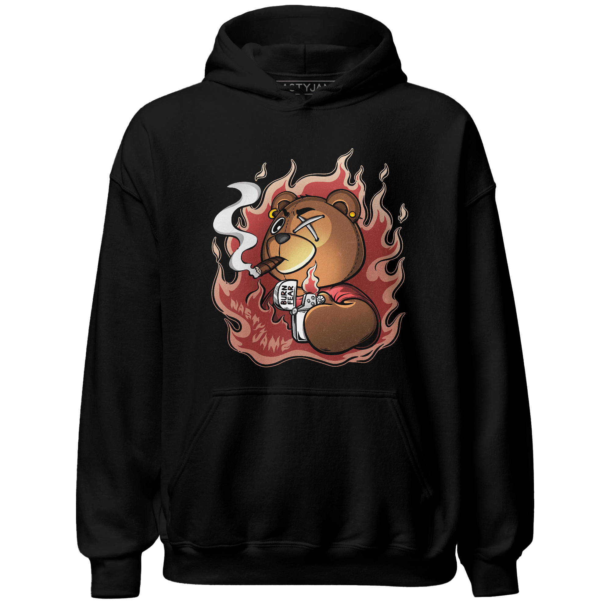 Dune Red 13s Hoodie Match BER Burn Fear - NastyJamz
