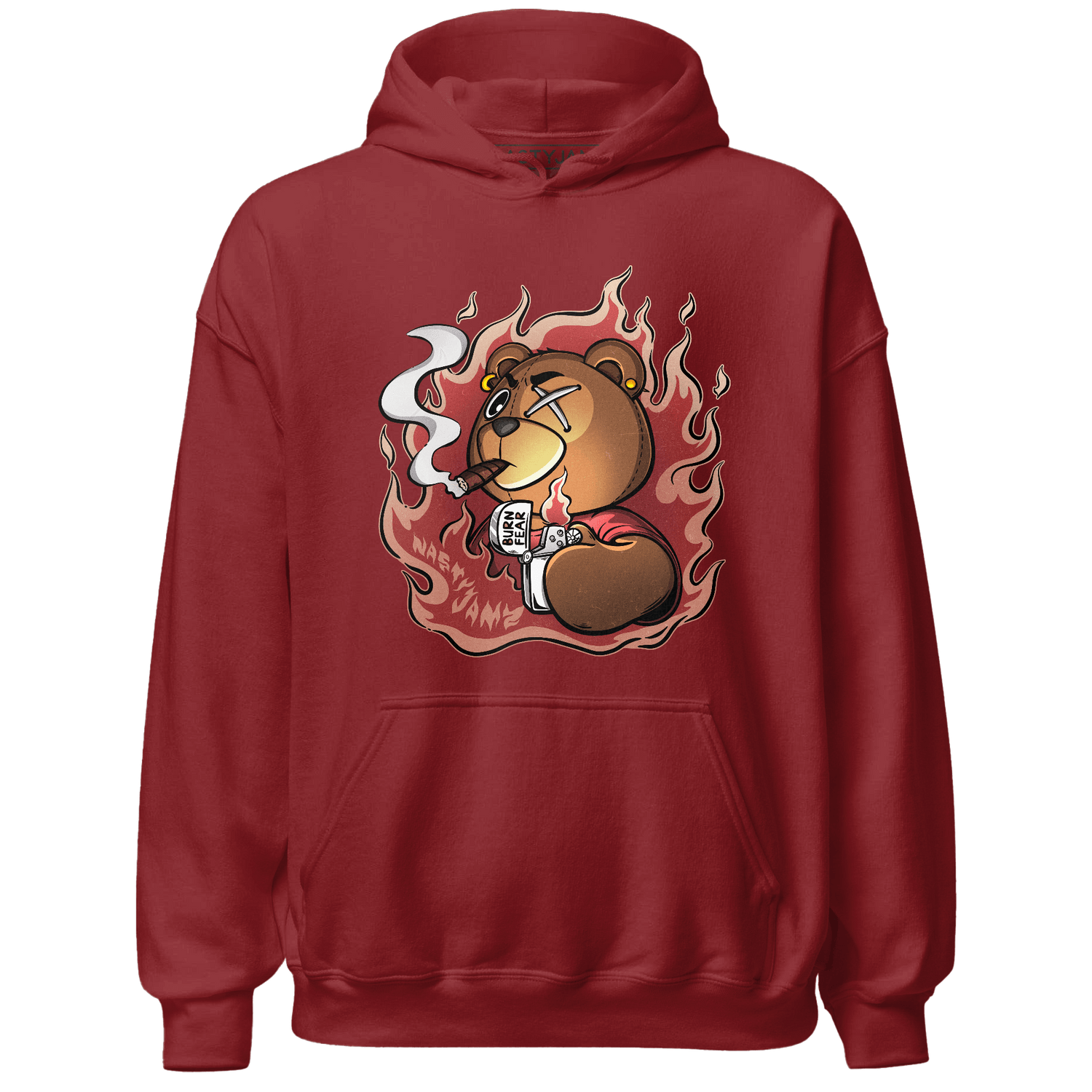 Dune Red 13s Hoodie Match BER Burn Fear - NastyJamz