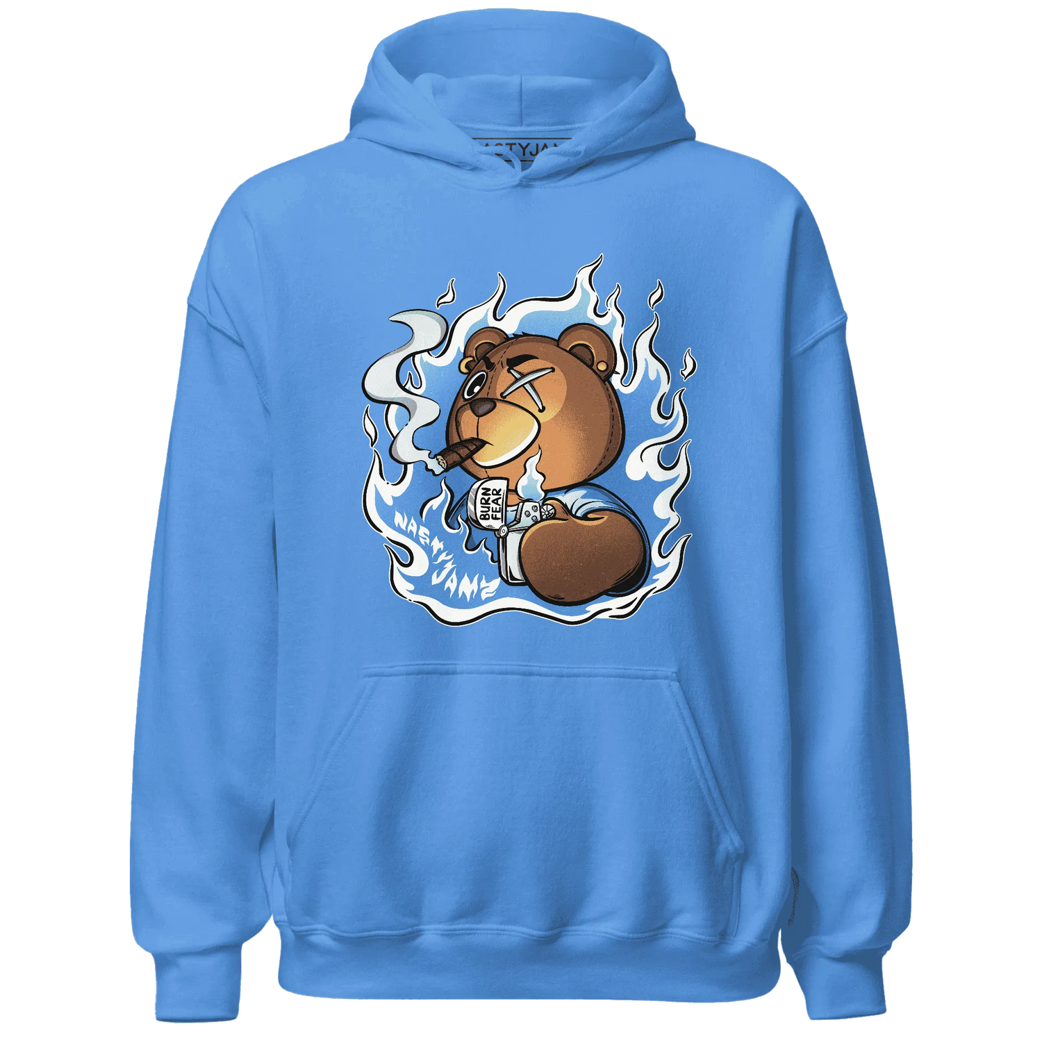 NastyJamz-Carolina-Blue-Univercitii-17s-Hoodie-Match-BER-Burn-Fear
