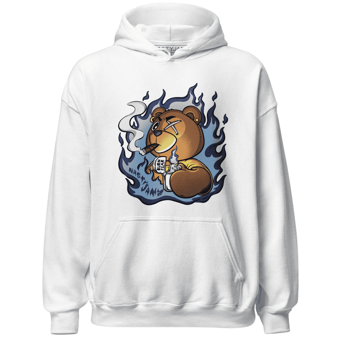 First In Flight 1s Hoodie Match BER Burn Fear - NastyJamz
