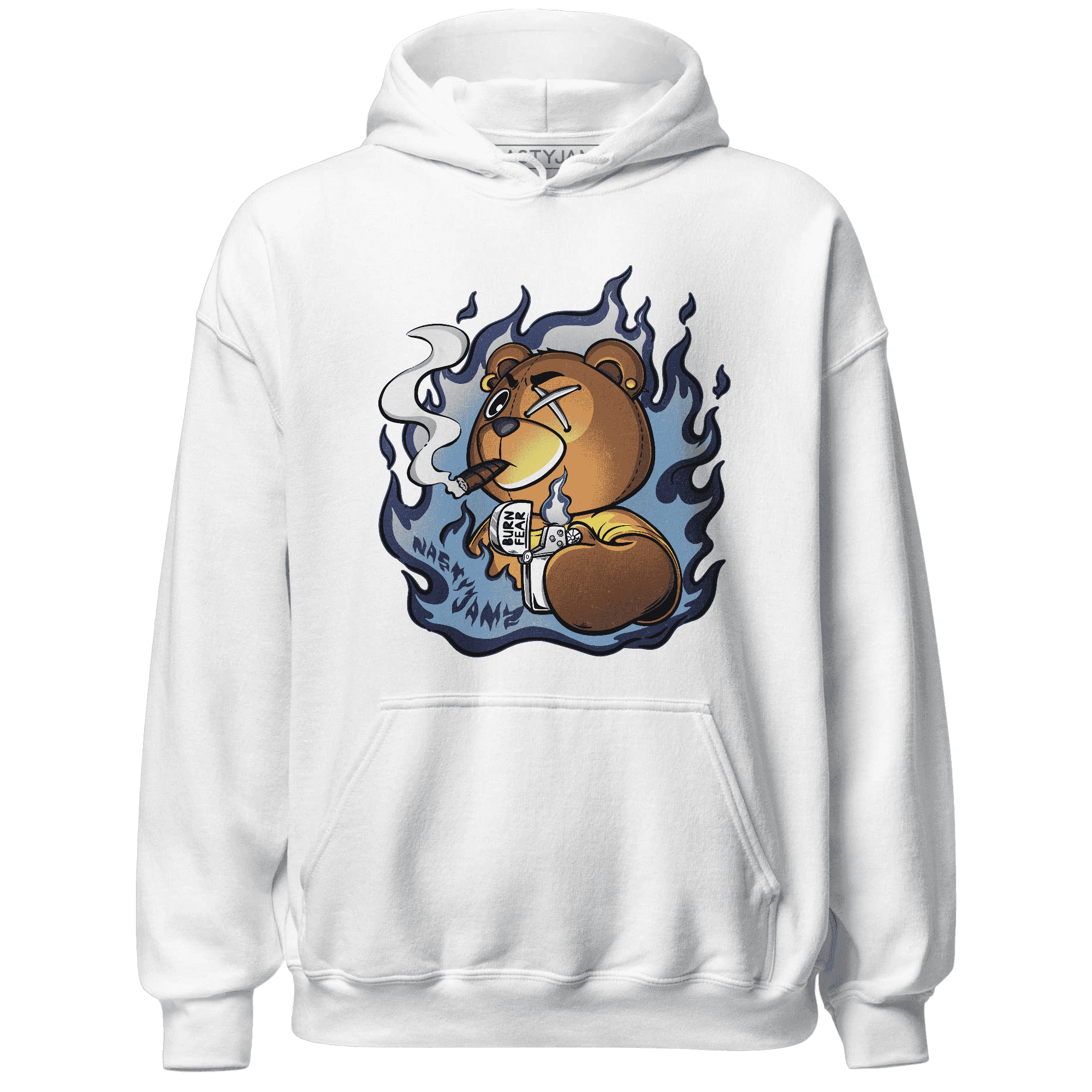 First In Flight 1s Hoodie Match BER Burn Fear - NastyJamz