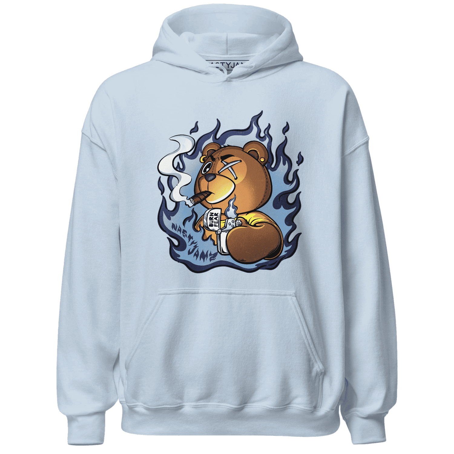 First In Flight 1s Hoodie Match BER Burn Fear - NastyJamz