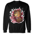 High 85 Metallic Burgundy 1s Sweatshirt Match BER Burn Fear - NastyJamz