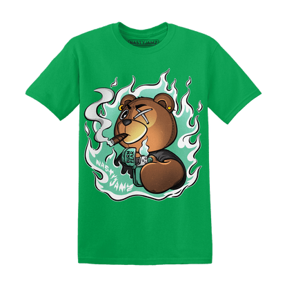 High OG Green Glow 1s T Shirt Match BER Burn Fear - NastyJamz