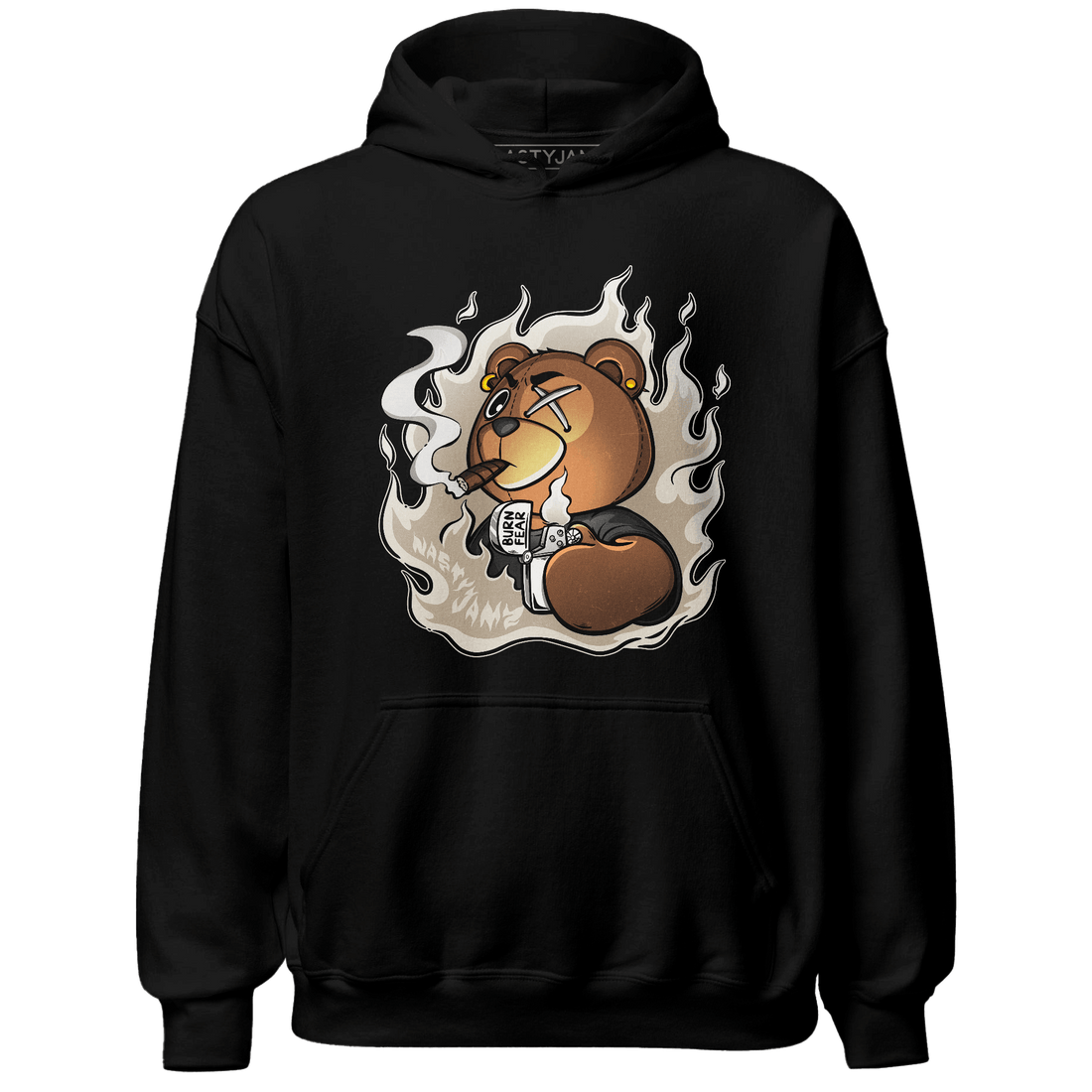 Latte 1s Hoodie Match BER Burn Fear - NastyJamz